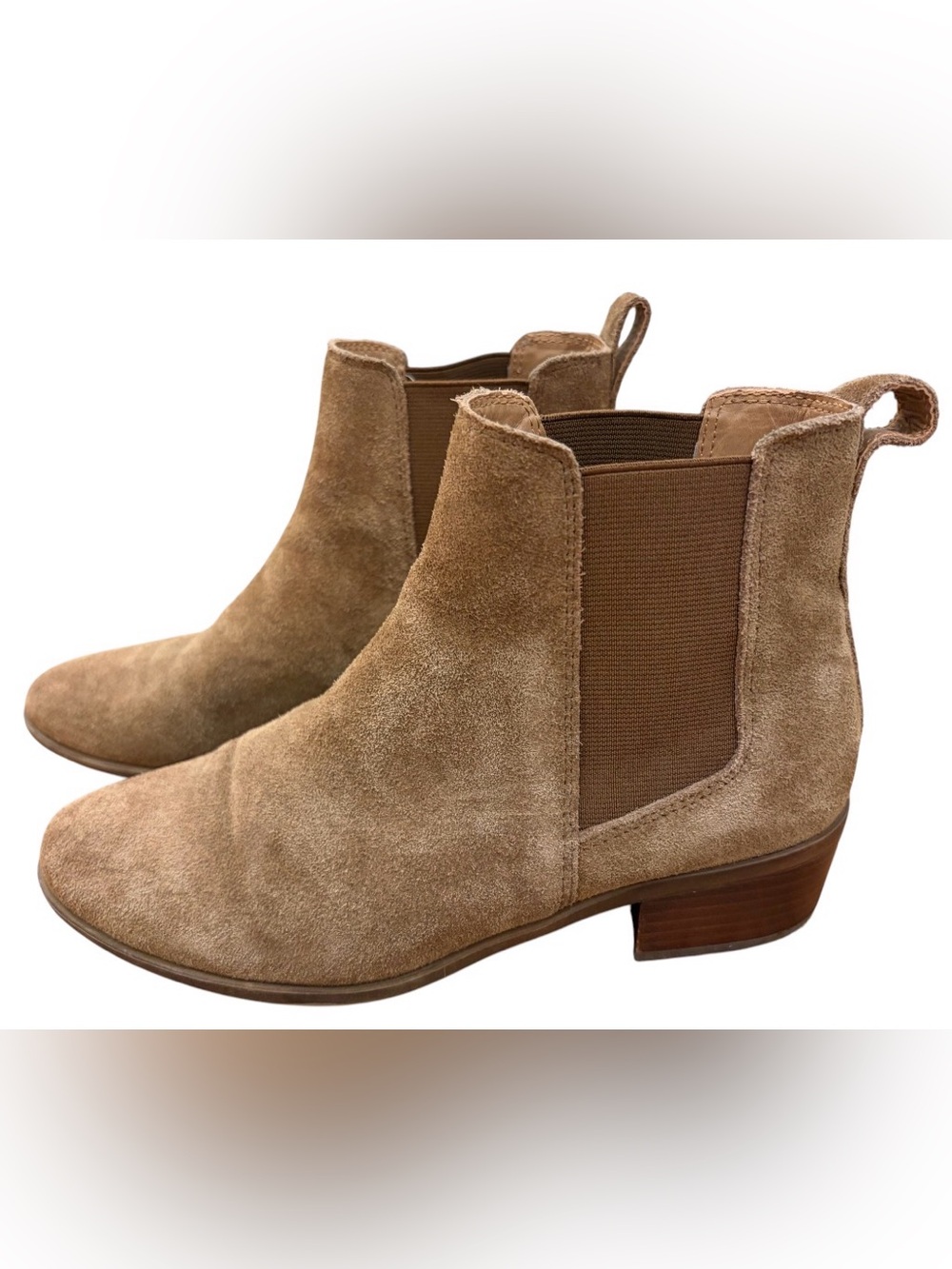 Steve Madden Dover Brown Suede Chelsea Ankle Boots DOVE01S1 Womens Size 7M